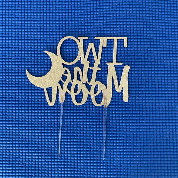 Two The Moon Cake Topper and Banner - Picture 5 of 6